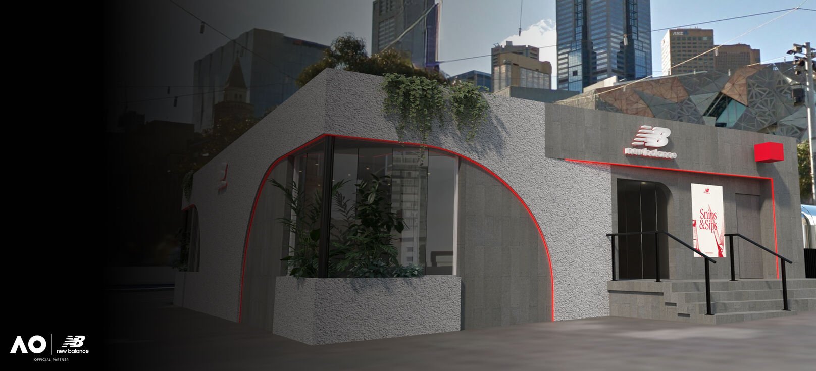 New Balance Australian Fed Square Popup